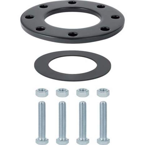Geberit Flanschset PE DN 100 - Kunstoffbeschichtet 367746001 | Flansch für Rohrleitung aus Thermoplast