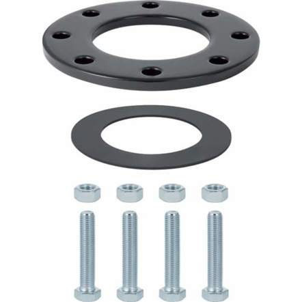 Geberit PE Flanschset DN 200 - kunststoffbeschichtet (370746001) | Flansch für Rohrleitung Thermoplast