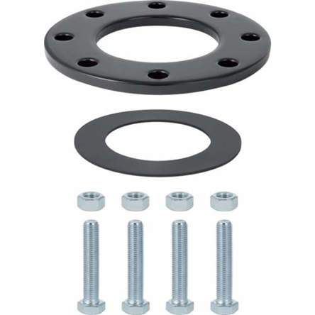 Geberit Flanschset PE DN 50 - Kunststoffbeschichtet (361746001) | Flansch Rohrleitung Thermoplast