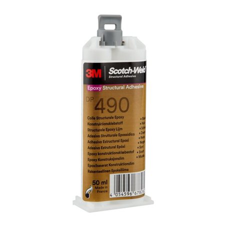 3M Scotch-Weld DP490 - Epoxidharz Aluminiumkleber, 50 ml, Schwarz - 2-Komponenten-Konstruktionskleber