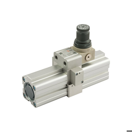 Doppelkolben Druckverstärker mit Regler G1/8 - Kolben-Ø 40 mm