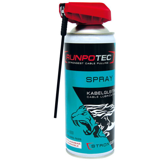 Kabelgleitmittel Spray 400 ml - Reibungswiderstand bis zu 40 % reduzieren