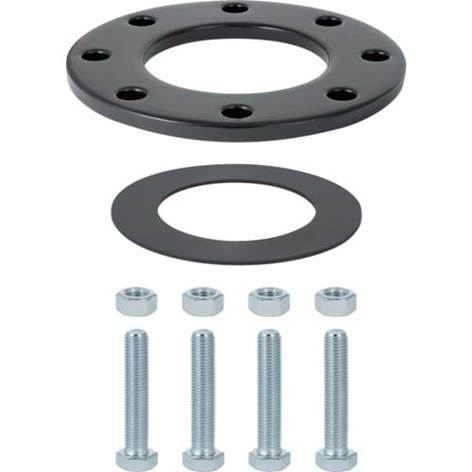 Geberit PE Flanschset DN 125 - Kunststoffbeschichtet (368746001) | Hochwertige Thermoplast Rohrleitung