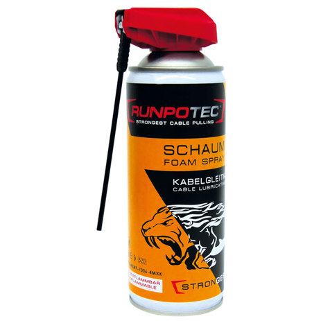 Kabelgleitmittel Schaum - 400 ml | Reduziert Reibungswiderstand um bis zu 40%